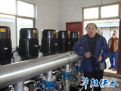 武汉市蔡甸区柏林镇自来水厂泵房设备实况